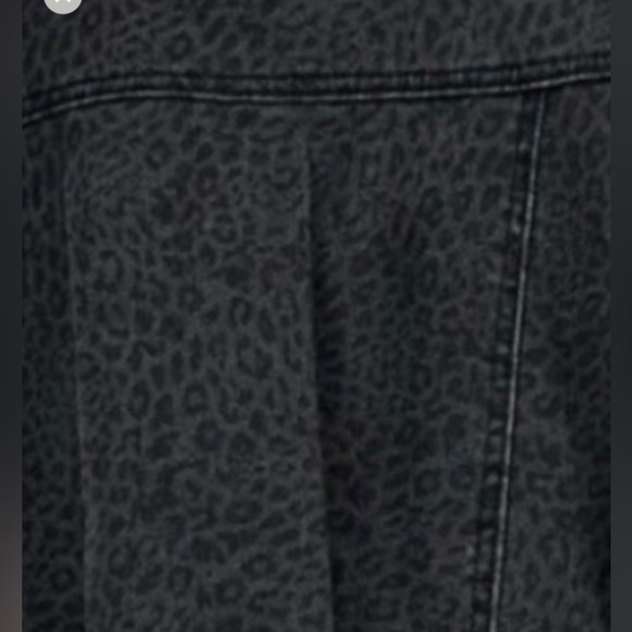 NWT NIP INC CHEETAH PRINT CROPPED DENIM BROWN&BLACK - Picture 3 of 5